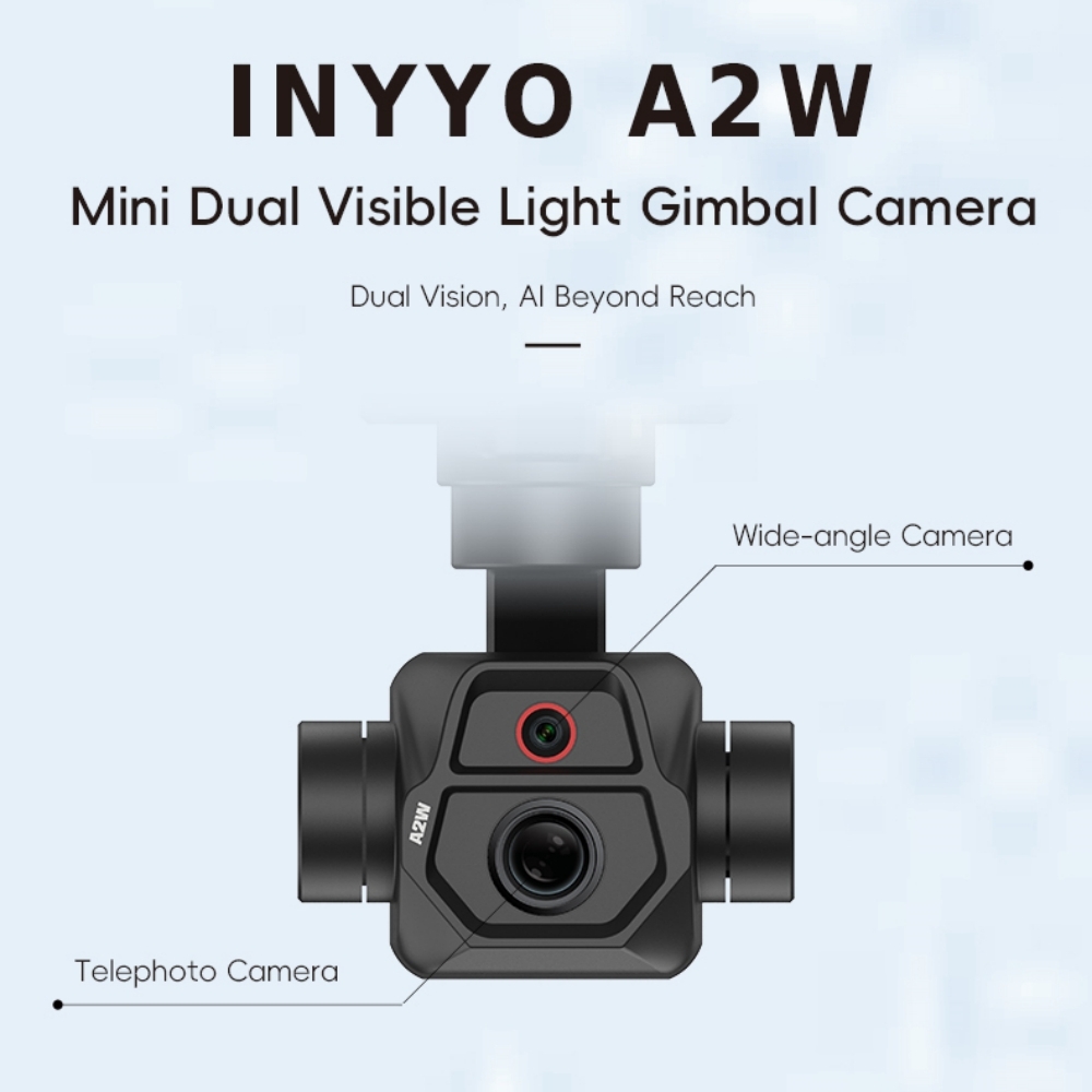 Drone Camera Vlog - NCZOBOE 5MP Gimbal Kamera Ultra Dijital