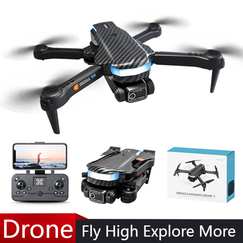 Drone Camera With Gimbal - V8 Profesyonel Drone Mini 8K HD