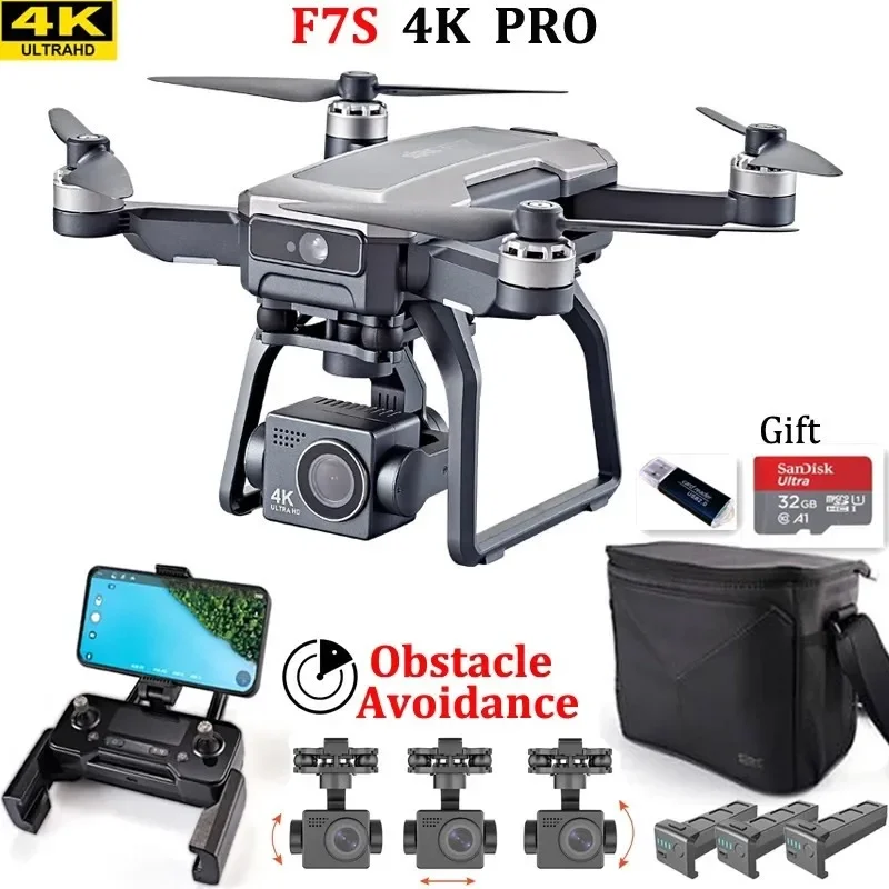 Drone Camera Professional - SJRC F7s 4K PRO Drone 4K