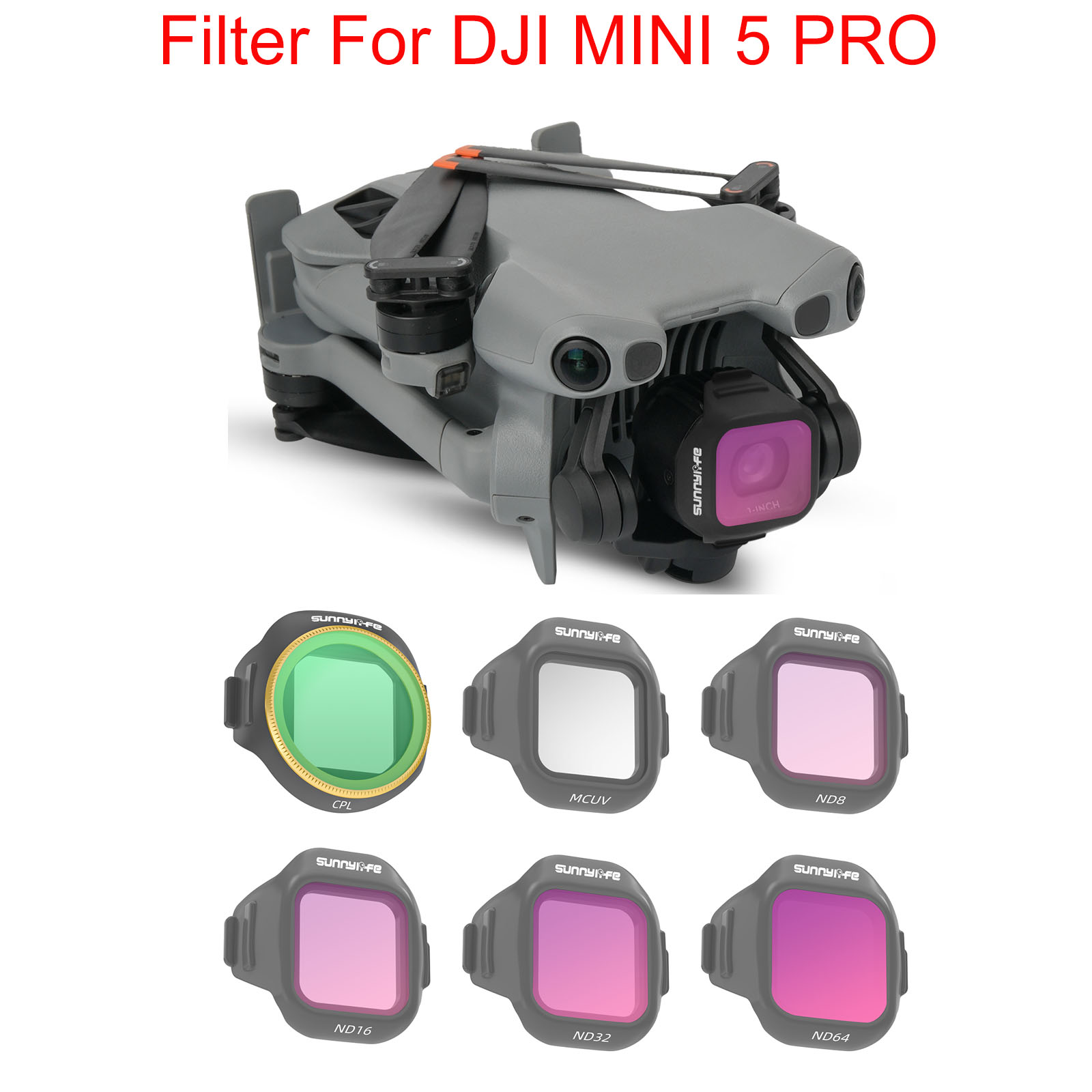 Drone Camera Filter - DJI Mini 5 Pro İçin Drone