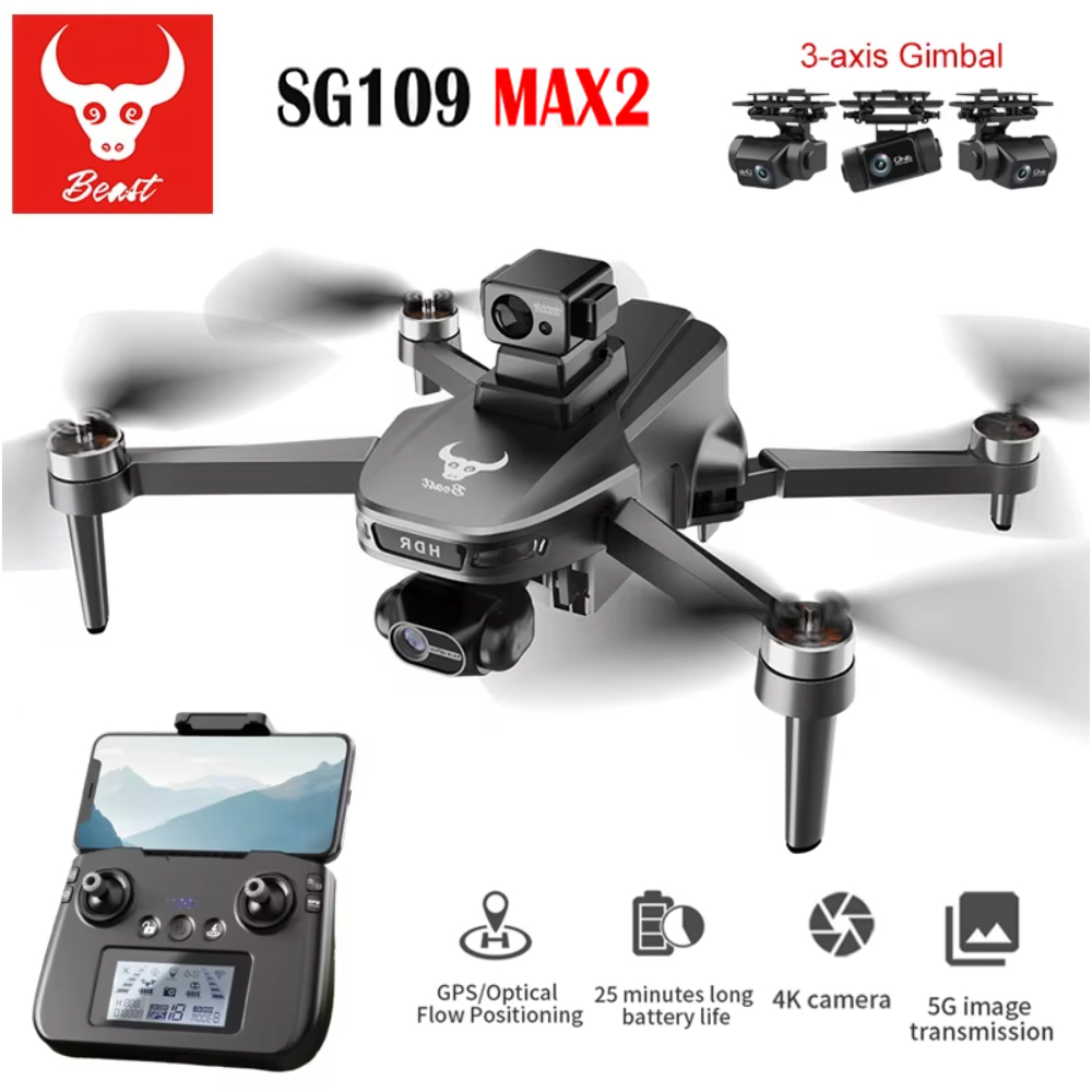 Drone Camera Professional - SG109 MAX2 Profesyonel FPV 8K Kamera