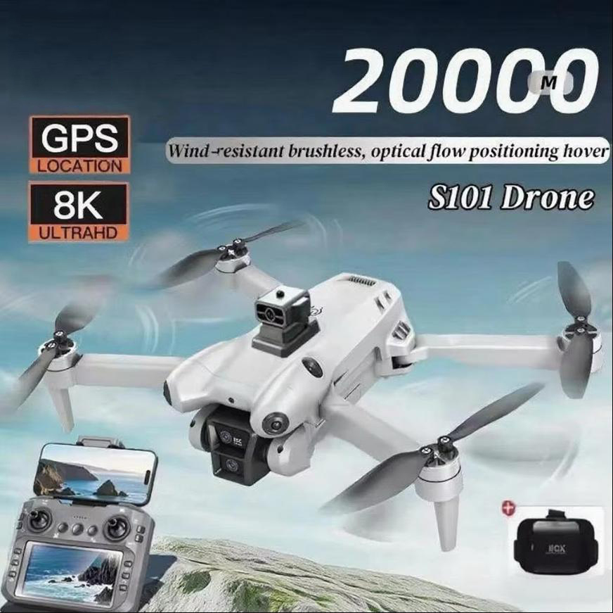 Drone Camera Wide Angle - Xiaomi S101 Drone 8K HD Profesyonel