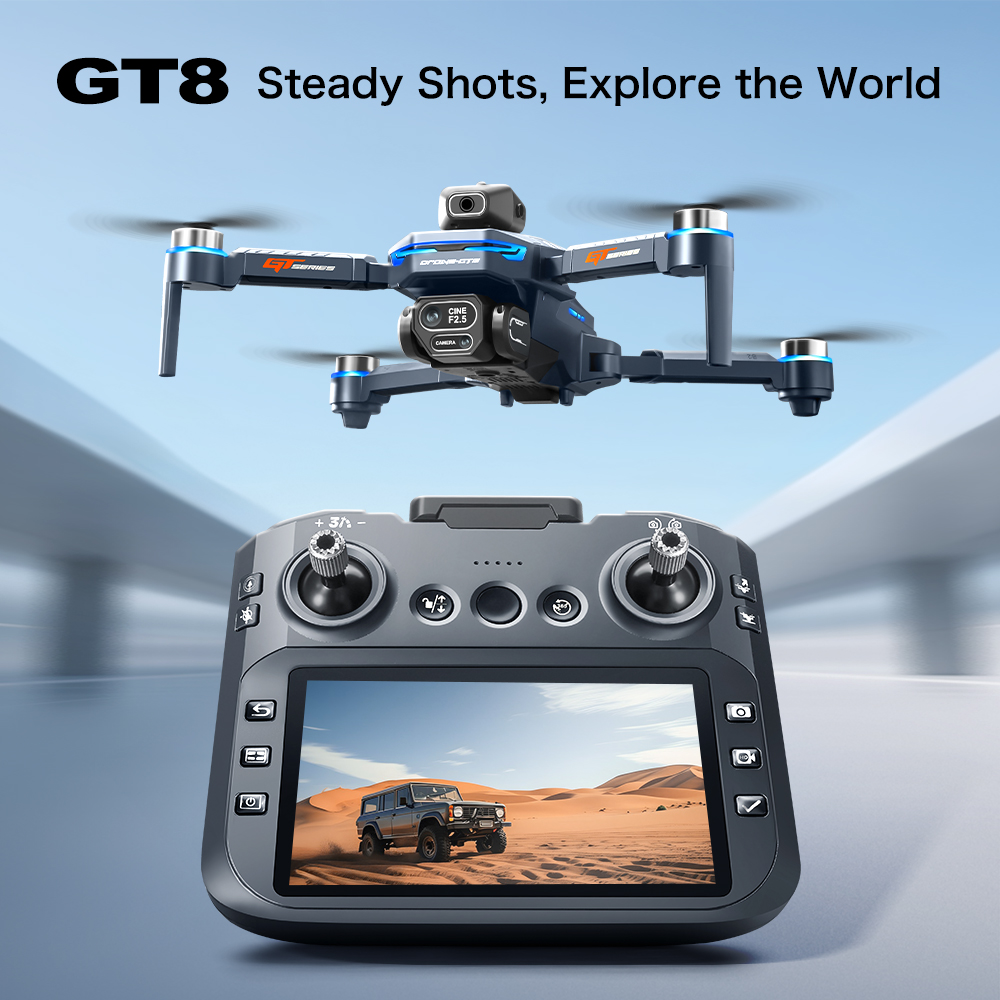 Drone Camera 4K - GT8 Engellerden Kaçınma Özellikli Hava İçi
