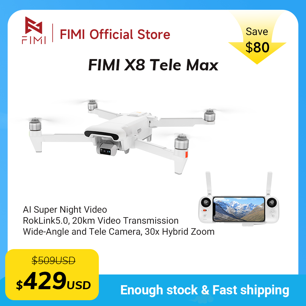 Drone Camera Wide Angle - FIMI X8 Tele Max Drone 1/2