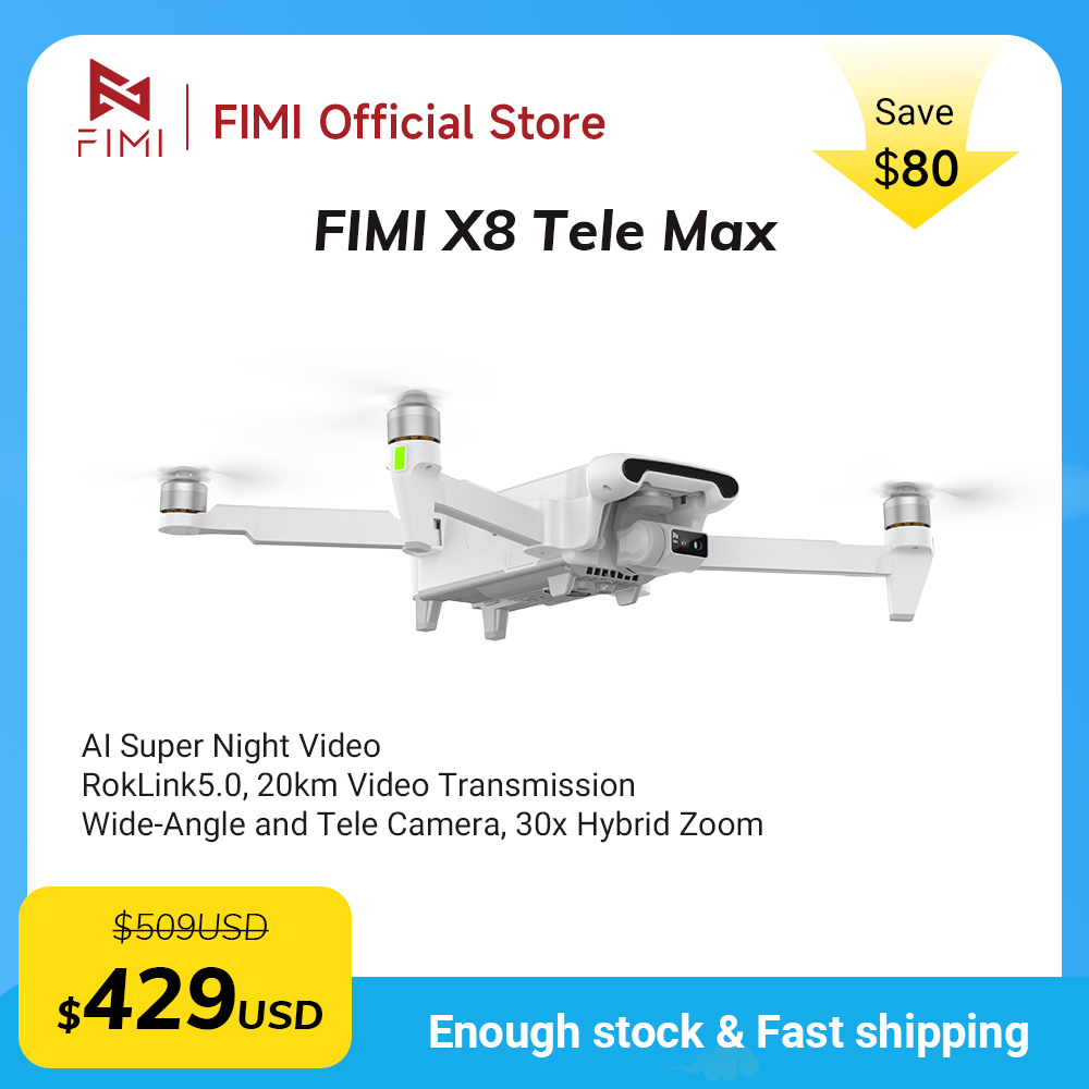 FIMI X8 Tele Max Yeni Drone Ge - Drone Camera Wide Angle incelemesi ve fiyatı