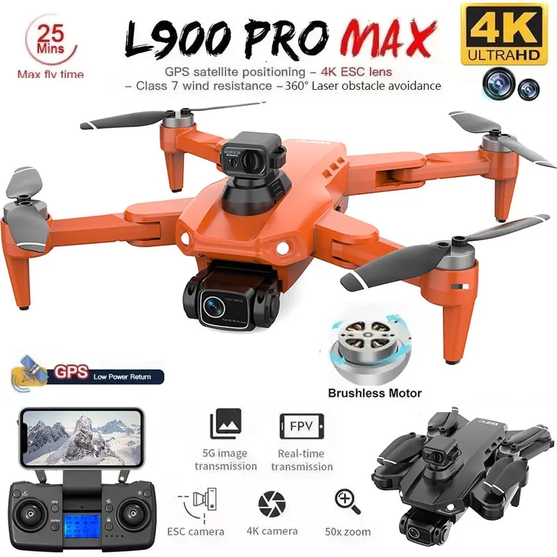 L900 Pro MAX GPS Drone 4K Prof - Drone Camera Wide Angle incelemesi ve fiyatı