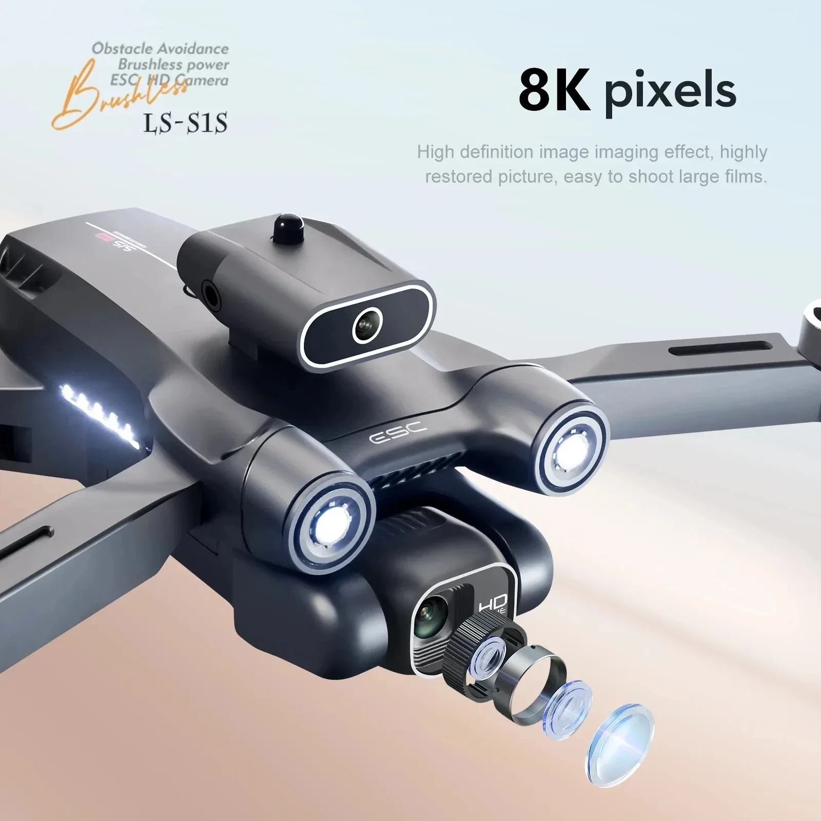 Yeni S1S 5G GPS Drone kamera 8 - Drone Camera Mount incelemesi ve fiyatı