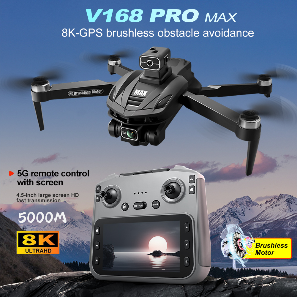 V168 PRO Max GPS Drone 8K Prof - Drone Camera Professional incelemesi ve fiyatı