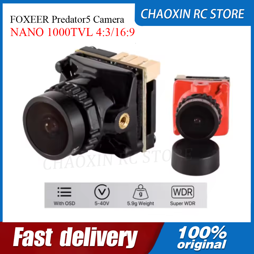 FOXEER Predator5 Kamera NANO 1 - Drone Camera Lens incelemesi ve fiyatı