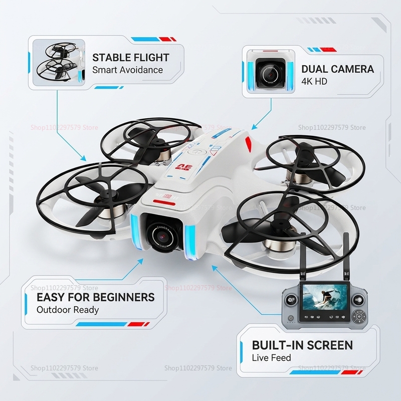 Yeni 2. Nesil AE21 GPS Drone P - Drone Camera Night Vision incelemesi ve fiyatı
