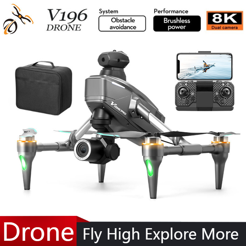 2025 V196 Otomatik Engellerden - Drone Camera With Gimbal incelemesi ve fiyatı