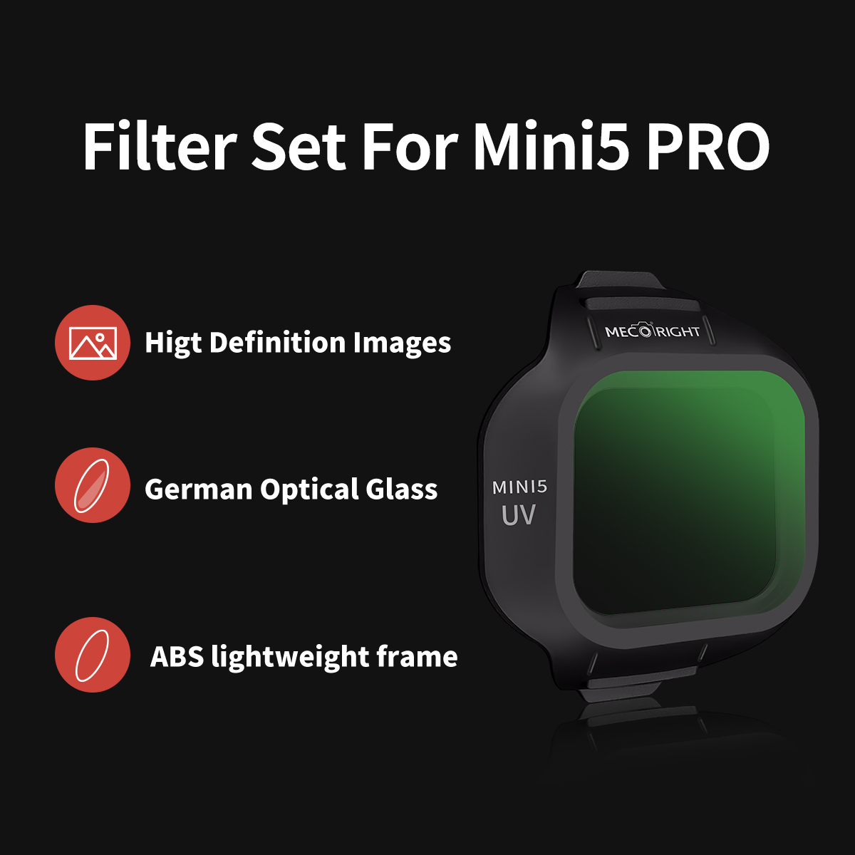 Mecoright DJI Mini5 Pro İHA Fi - Drone Camera Filter incelemesi ve fiyatı